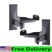 Versatile Wall Mount Speaker Brackets   Adjustable Clamps for Easy Installation