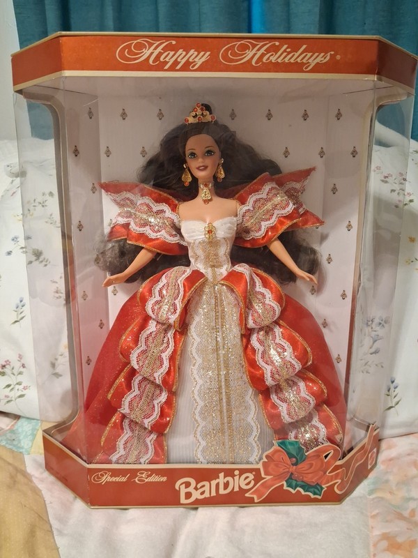 1997 Happy Holidays Barbie 10th Anniversary Special Edition Doll