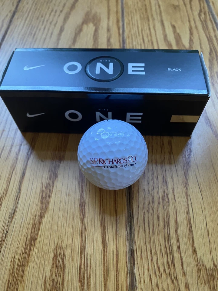 *NUEVO* Pelotas de golf Nike ONE negras TW Tiger Woods - 1 manga (3) Foto 2 de 2