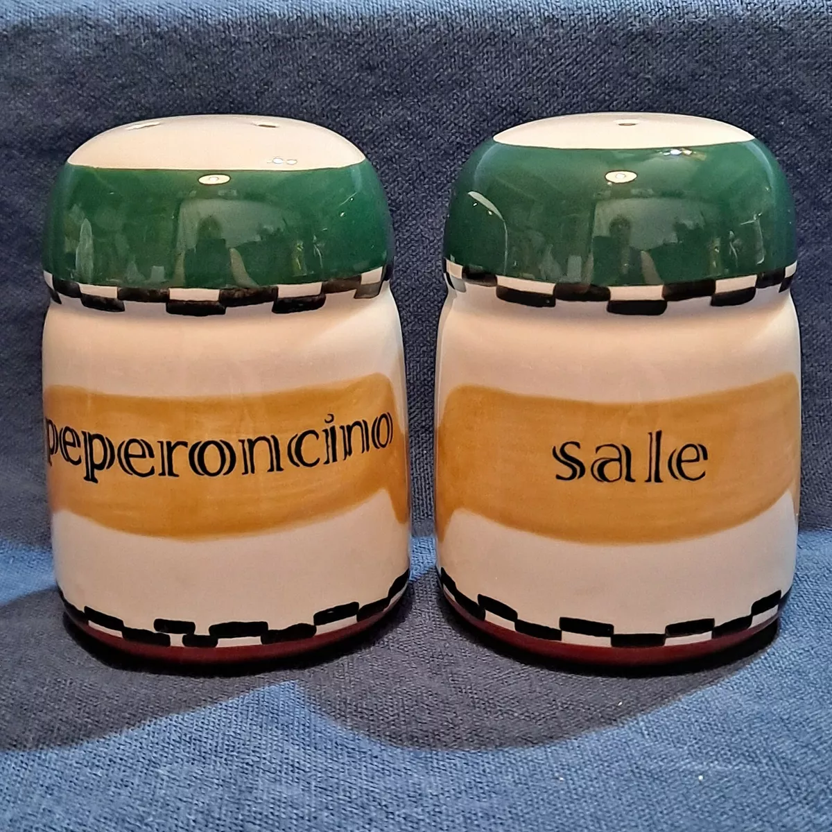 The Main Ingredients PEPERONCINO SALE Salt Pepper Shaker Set Italian