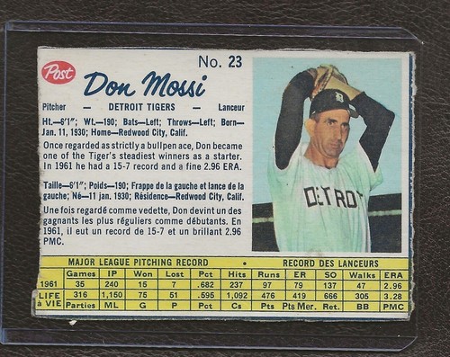 1962 Don Mossi #23