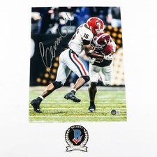 Lewis Cine Signed 11x14 Georgia Bulldogs