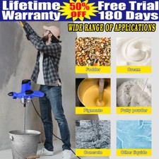 Electric Cement Paddle Mixer 3000W Portable Concrete Mortar Mixing Machine 230V