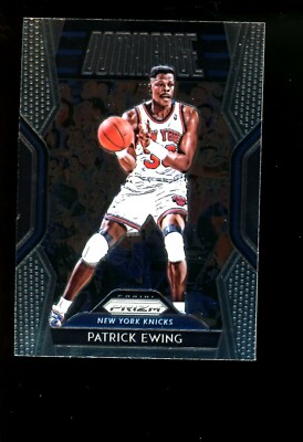 2018 Prizm Dominance #28 Patrick Ewing New York Knicks HOF Hall of Fame