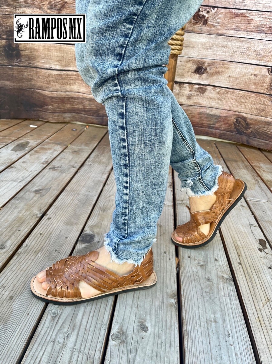 Ramposmx mens Mexicans huaraches Mens Mexican Handmade Leather Sandals, Men Mexican Huaraches  main image 4