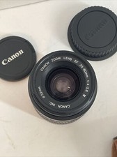Canon Zoom Lens EF 35-80mm 1:4-5.6 III 52mm w/ Canon Caps - Clean