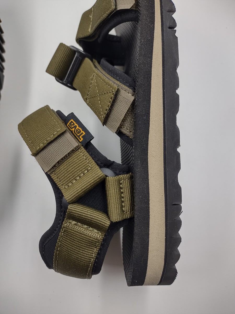 Teva Cross Strap Trail Men’s Sandals Olive Green Size 9 s-l400.jpg main image 4