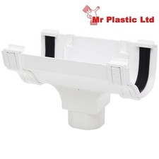 Polypipe 130mm Extra Capacity Ogee Gutter Fittings in White