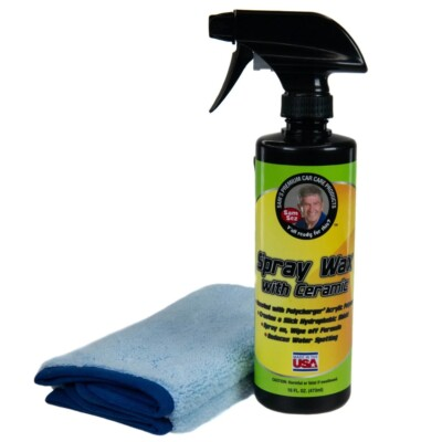 #ad Mr. Sam#x27;s Spray Wax 16oz w Microfiber Towel $29.99