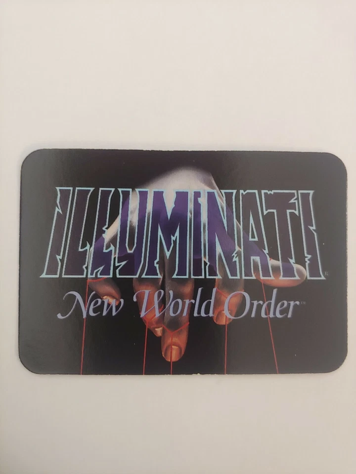 INWO Illuminati New World Order PULITZER PRIZE 1995 Unlimited Edition Card Carta - Bild 2 von 2