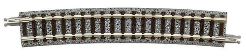 (3,24 EUR/Stk) TOMIX 1870 (971870) 4 Gleise, gebogen, 10° r 605 mm Holzschwelle | Zustand: Neu