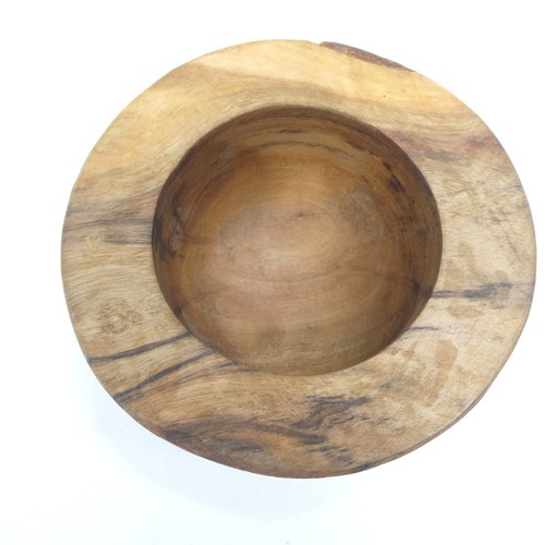 Wooden Mortar and Pestle Vintage Olive? Solid Wood Farmhouse Kitchen Primitive - Picture 5 of 14