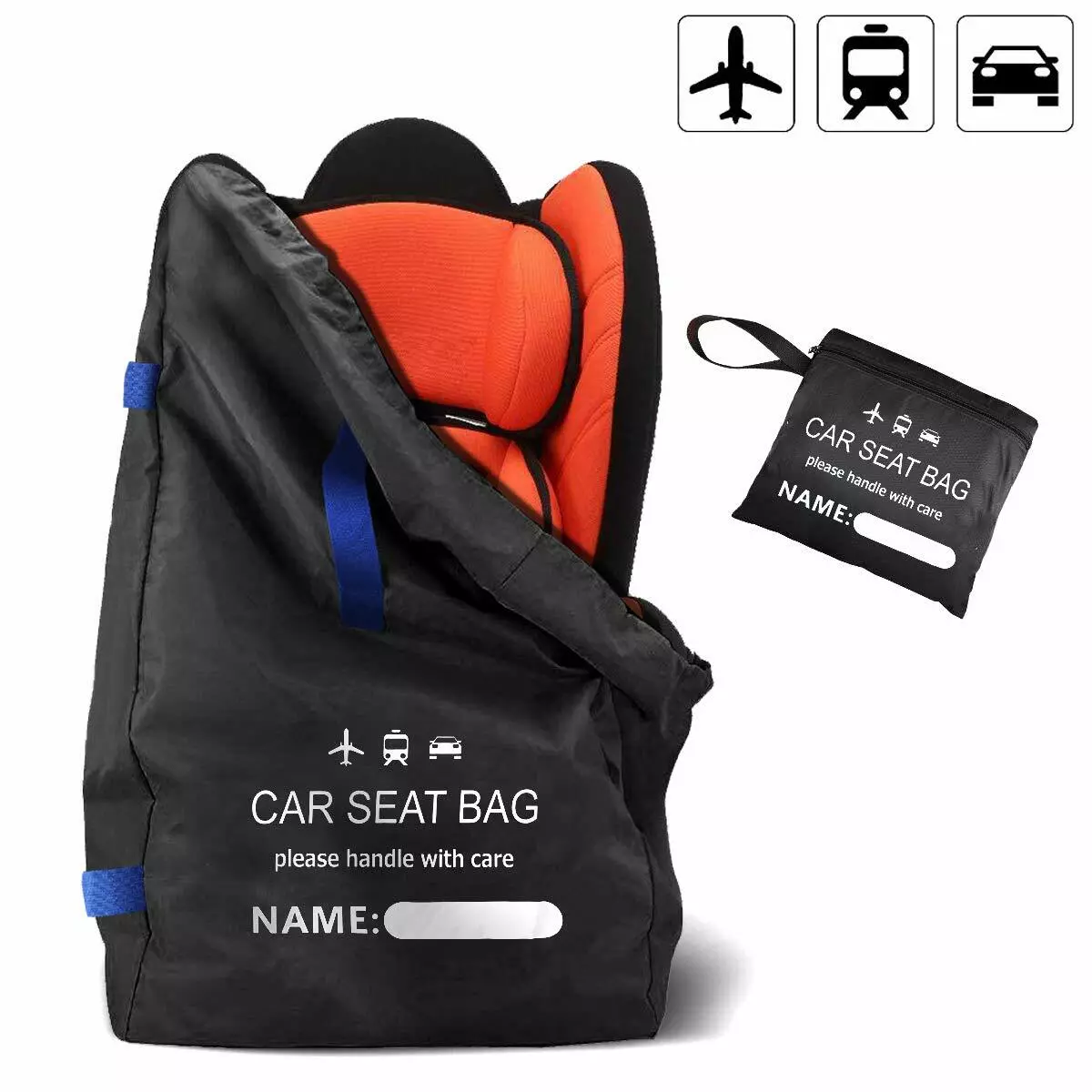 Car Baby Seat Travel Bag Stroller Bag for Airplane Gate Check Bag Padded  Straps