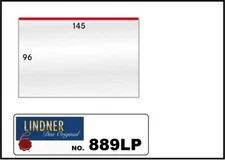100 LINDNER 889LP Protective Sleeves Postcard Sleeves 145x96 mm Old Format
