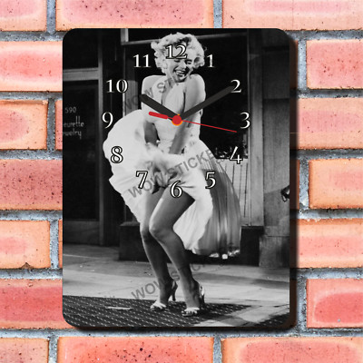 Marilyn Monroe Design Wanduhr Neu Verpackt Geschenk Stern Ikone Film Wandbehang