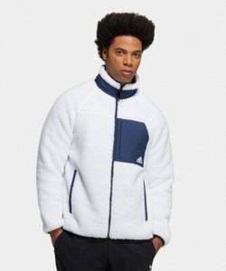 white mens fleece