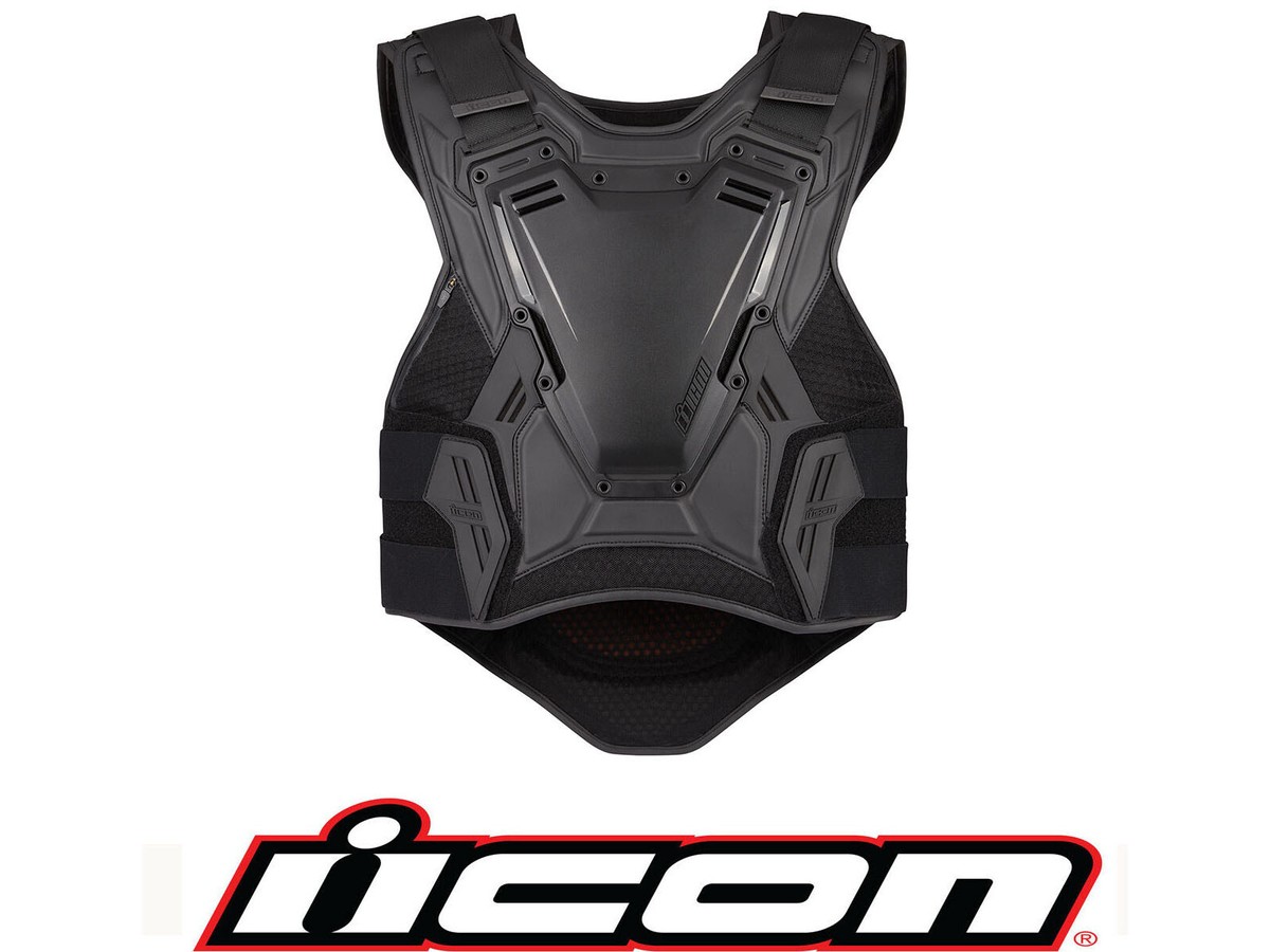 ICON FIELD ARMOR 3 MOTORCYCLE CHEST PROTECTOR STREET VEST | eBay