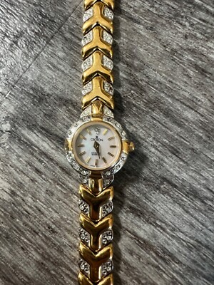 Vintage CROTON Women\'s Diamond Quartz Japan Two Tone Watch Vintage CROTON Women main image 2