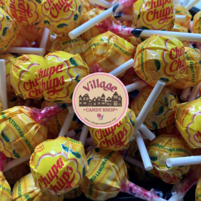 Lemon Chupa Chups Lollipops - 15 Count