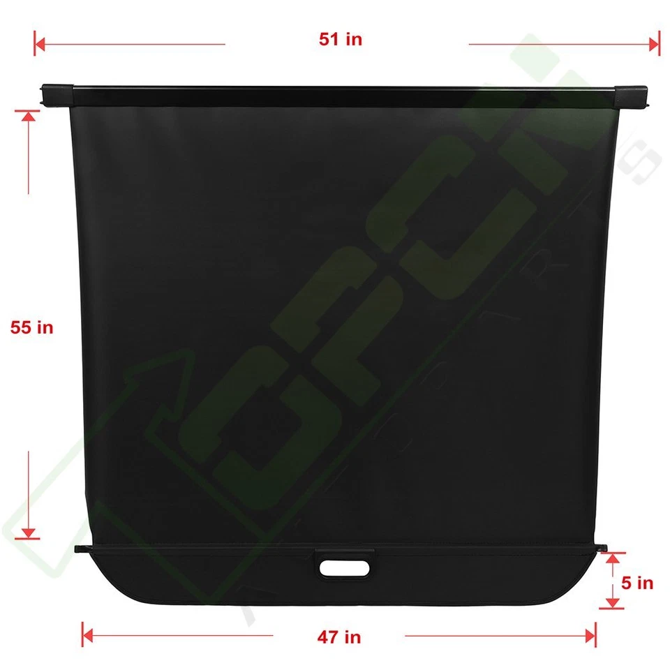 Black Rear Cargo Security Trunk Cover Fits 2017 2018 Fits Land Rover Discovery - Изображение 4 из 4