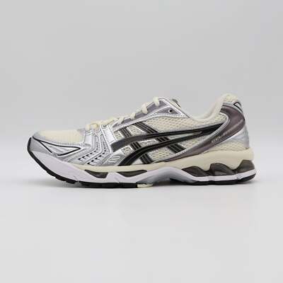1201A019-108 Asics Gel-Kayano 14 Cream Black Metallic Plum Silver