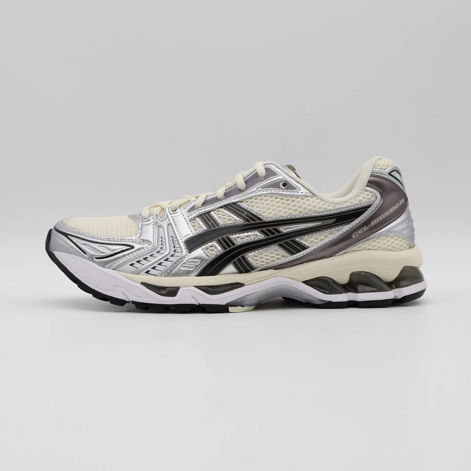 1201A019-108 Asics Gel-Kayano 14 Crema Negro Metálico Ciruela Plata Blanco (H... - Imagen 2 de 4