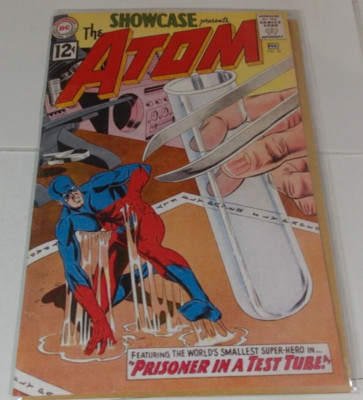 SHOWCASE 36 1962 coverless w/ facsimile cover  complete. The ATOM 3rd appearance