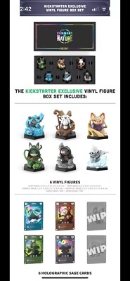 Command of Nature VINYL FIGURES Unstable Games NEW & SEALED TeeTurtle Foil cards