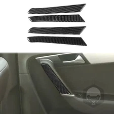 Real Carbon Fiber Interior Door Pull Handle Cover For VW Passat NMS B7 2012-2019