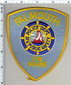 falmouth maine 1989 shoulder patch police