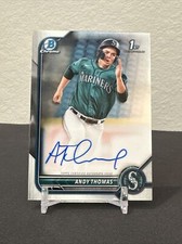 2022 Bowman 1st Chrome Prospects Baseball #CPA-AT Andy Thomas Base Auto Mariners