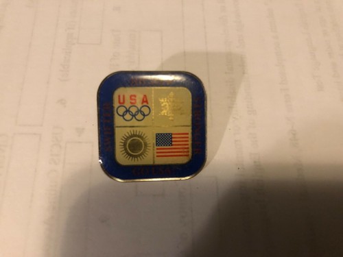 Olympics Games USA Team Cool Pinback by Aminco 1"