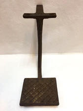 Buggy Side Step Square Cast Iron Rod Carriage Antique Primitive