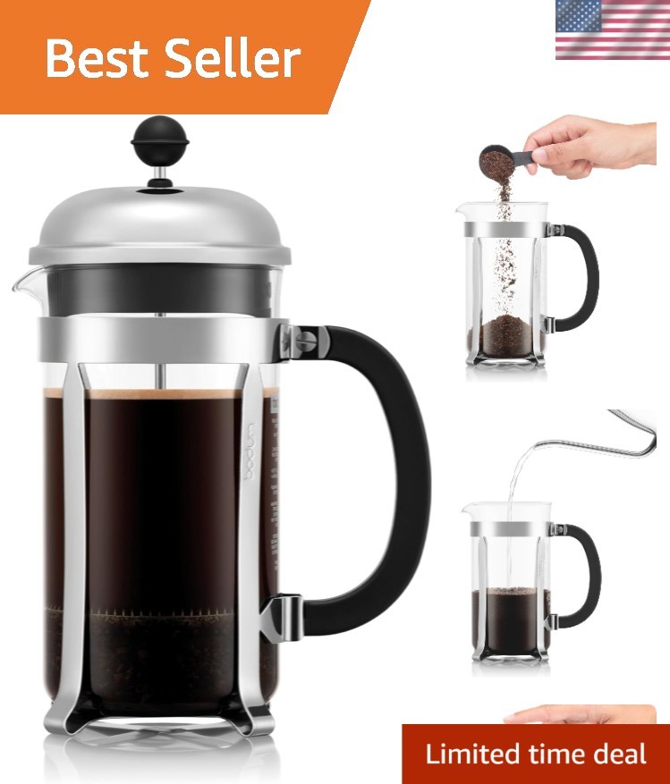 : Elegant High-heat Glass Coffee Maker For Iced Brews