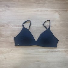 SKIMS Wireless Form T-Shirt Bra Black Leopard Size 34DD