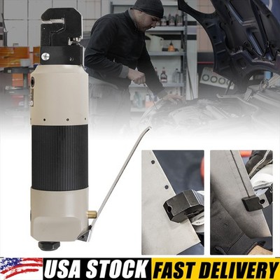 2-in-1 Auto Body Air Flange Puncher & Crimping Tool Crimper Punch 2 Functions US