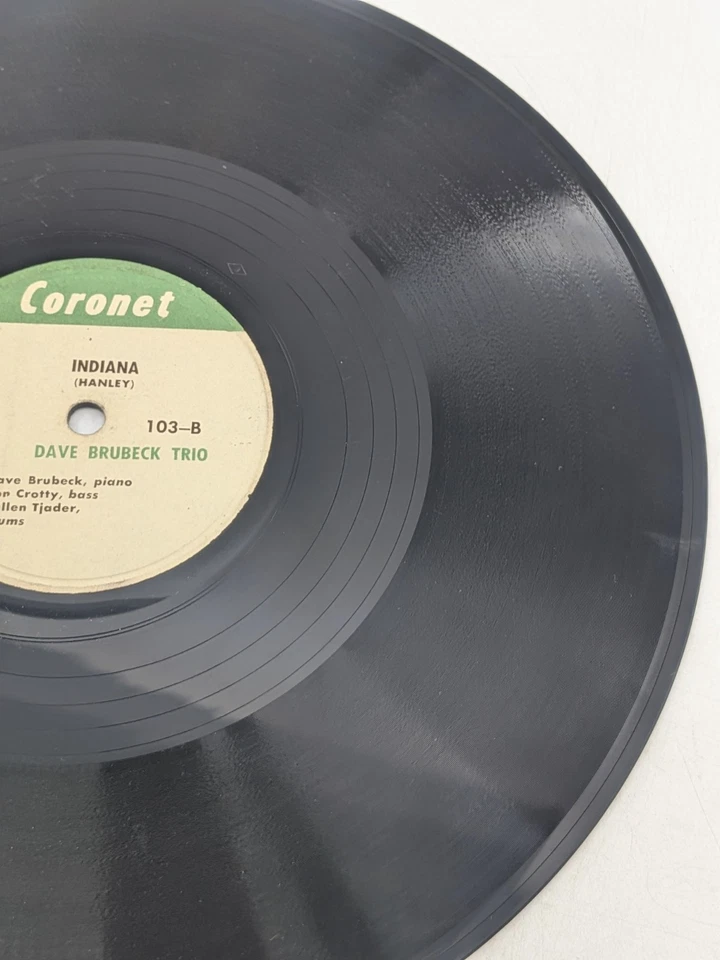 Laura/Indiana DAVE BRUBECK TRIO 78 RPM JAZZ VG - Image 2 of 4