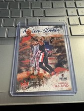 2020-21 Panini Court Kings - Modern Strokes Damian Lillard #29 Amethyst /99