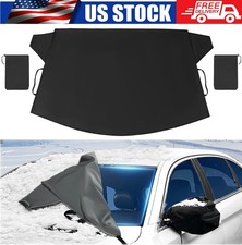 Windshield Snow Cover for Cars, Trucks, Vans, Waterproof, Windproof Winter Frost