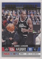2021 Panini NBA Hoops Road to the Finals First Round /2021 Kawhi Leonard #43 5l1