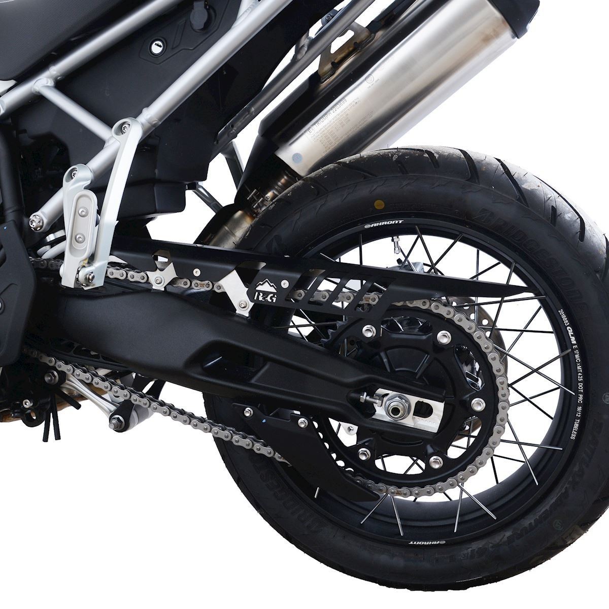 R&G Chain Guard in Black Triumph Tiger 850 Sport 2021