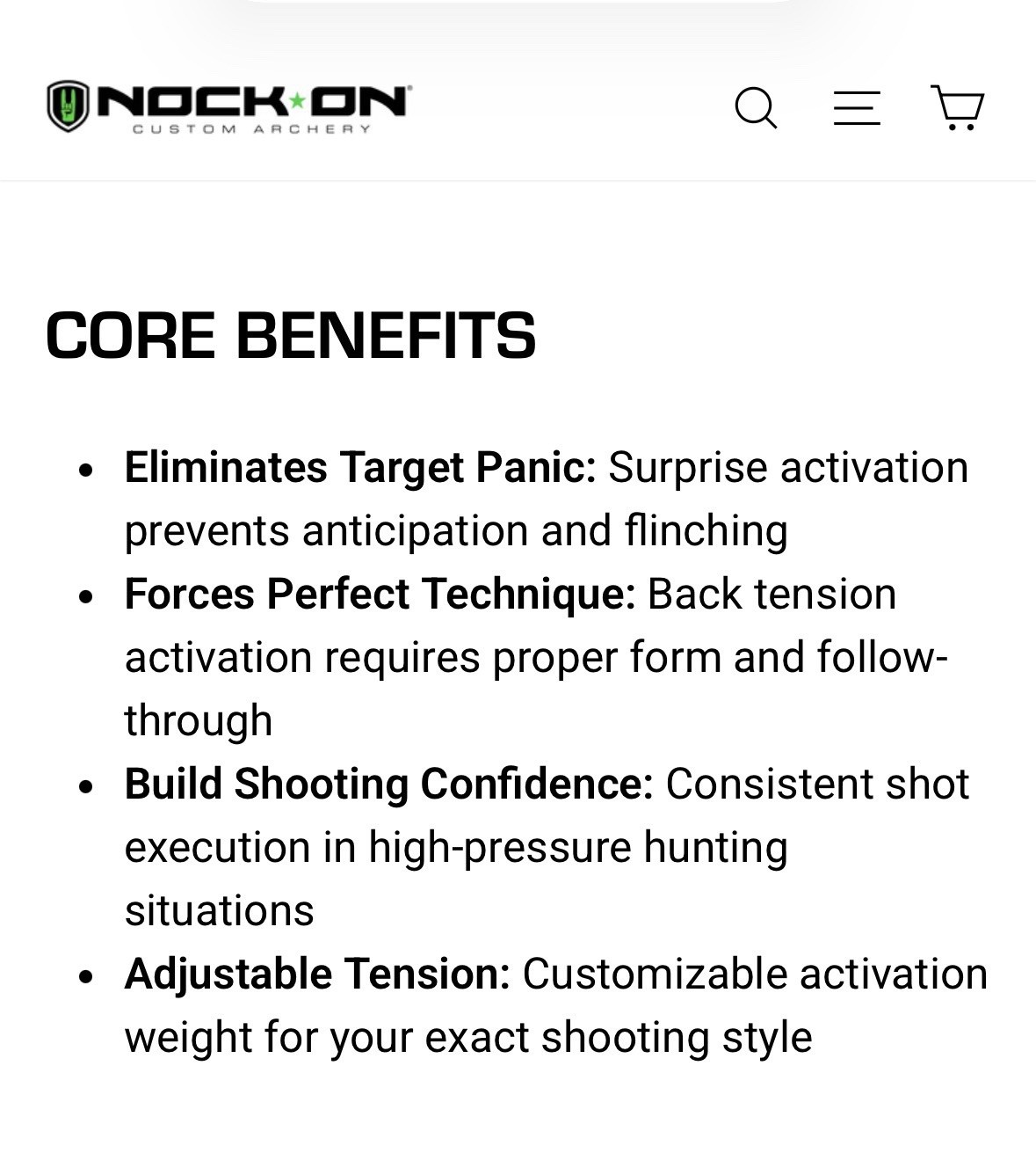 Carter Nock On Silverback Back Tension Release – Excellent Condition