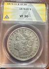1878 CC USA Dollar Anacs VF-30