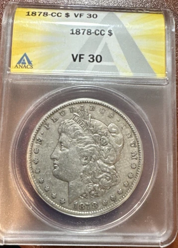1878 CC USA Dollar Anacs VF-30