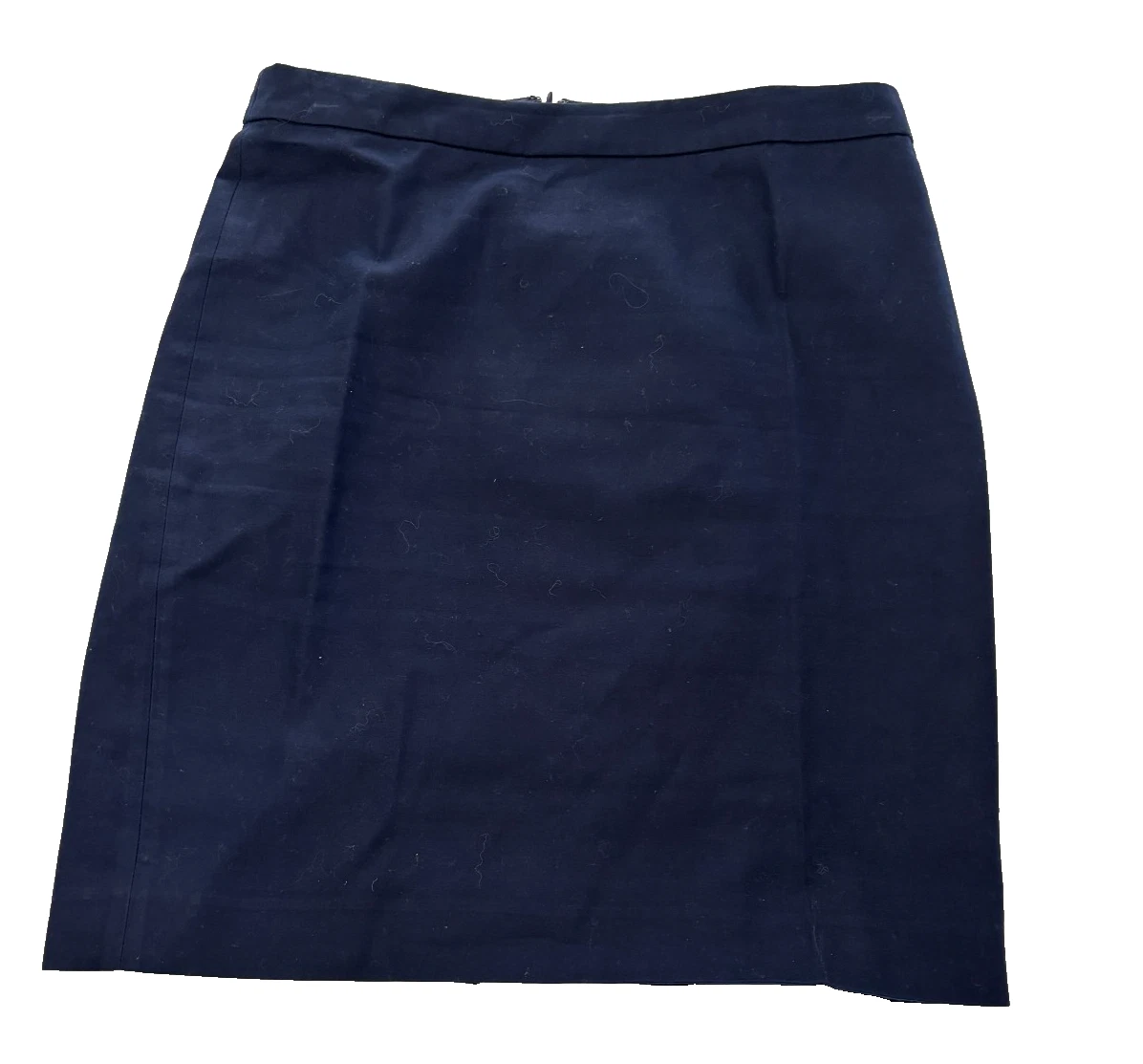 Jupe J.Crew Femme Taille 0 - Bleu Marine - Coton - Au-dessus Du Genou - Occasion TB