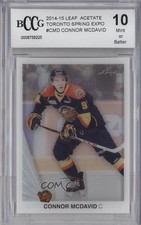 2015 Leaf Spring Expo Acetate Connor McDavid BCCG 10 Mint or Better t3w
