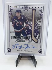 Sports Card Singles  2022 Pat LaFontaine Autographed Game Used Relic /8