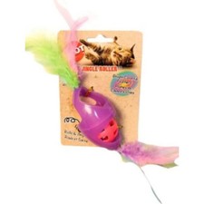 Ethical Products Tie Dye Jingle Roller Cat Toy