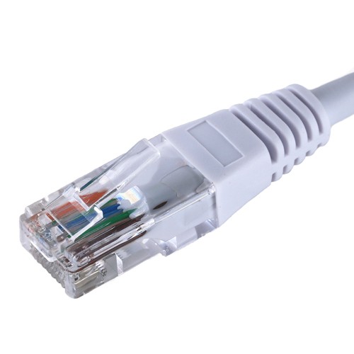 Cablenet 1.5m Cat5e RJ45 White U/UTP PVC 26AWG Flush Moulded Boot Patch Lead
