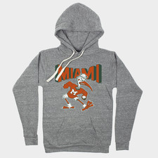 Miami Hurricanes College Vintage University of Miami  Canes Hoodie
